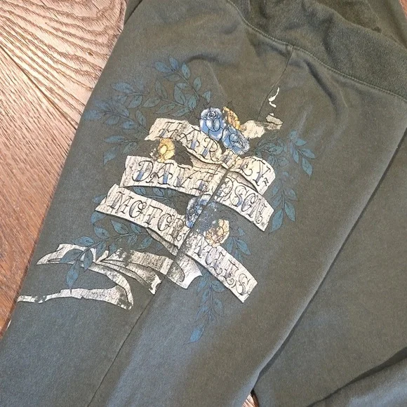 HARLEY DAVIDSON WIDE LEG JOGGERS.  #6171 - Picture 4 of 6